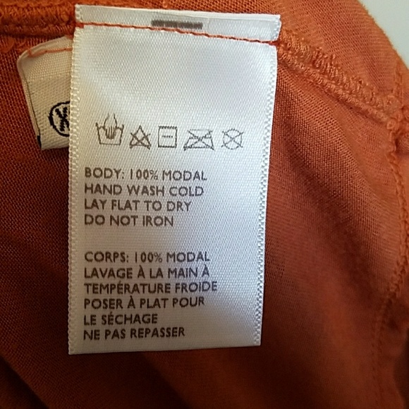 Uo Truly Madly Deeply peplum ruffle orange tank - Picture 4 of 7